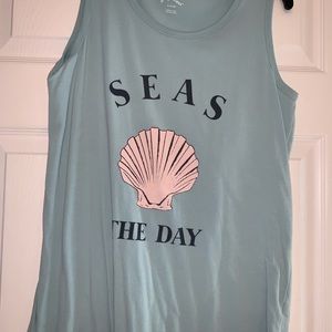 Art Class Light Blue Girls Tank